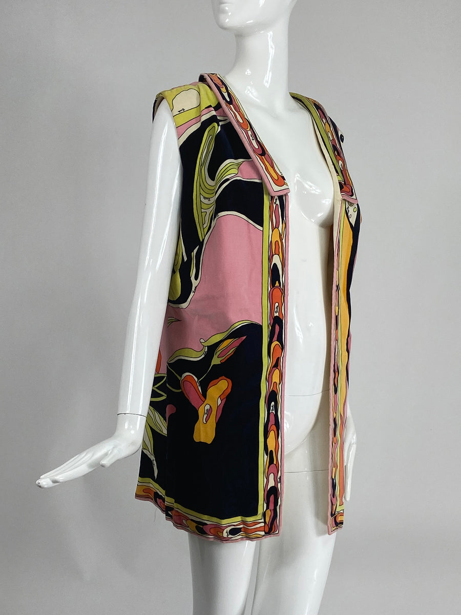 SOLD Vintage Emilio Pucci Velvet Tunic Vest 1960s – Palm Beach Vintage