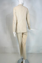 Jil Sander Off White Cotton Single Breasted Patch Pocket Jacket & Pant Set 38