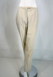 Jil Sander Off White Cotton Single Breasted Patch Pocket Jacket & Pant Set 