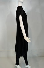 SOLD Norma Kamali 1980s Balloon/Leggins Plunge Neck Black Jersey Jumpsuit OSFM