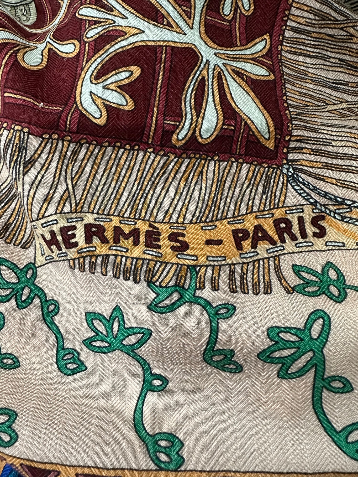 Hermes Cavaliers du Caucase Cashmere & Silk Designed by Annie