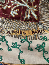 Hermes Cavaliers du Caucase Cashmere & Silk Designed by Annie Faivre Shawl 140