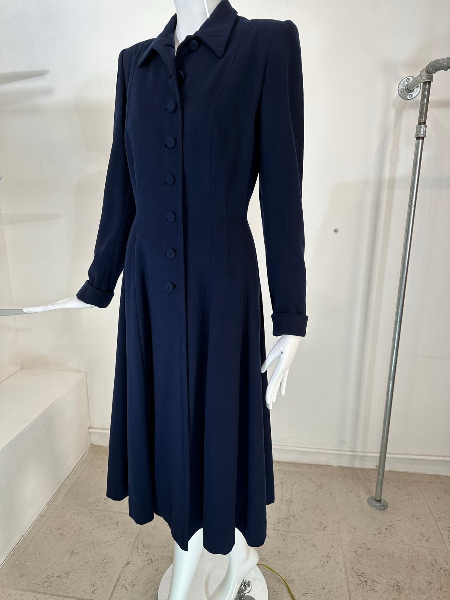 navy blue dress coat Suit Jacket for Tall Men in True Navy 52 / Extra Tall / True Navy main image 1
