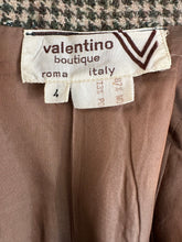 Valentino Boutique Early 1960s Green & Cream Wool Tweed Skirt Suit