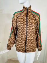 Gucci GG Logo Red & Green Web Tape Bomber Jacket XXS Unworn With Tags