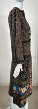 Koos van den Akker Wool & Quilted Cotton Print Cropped Jacket & Skirt Set 1970s