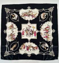 SOLD Hermes Les Chevaux Des Empereurs Moghols Silk Twill Scarf  by Jean de Fougerolle