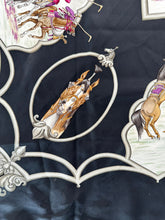 SOLD Hermes Les Chevaux Des Empereurs Moghols Silk Twill Scarf  by Jean de Fougerolle