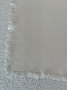 Yves Saint Laurent Rare White Silk Fringe Hem Scarf Un Silhouette Parisienne