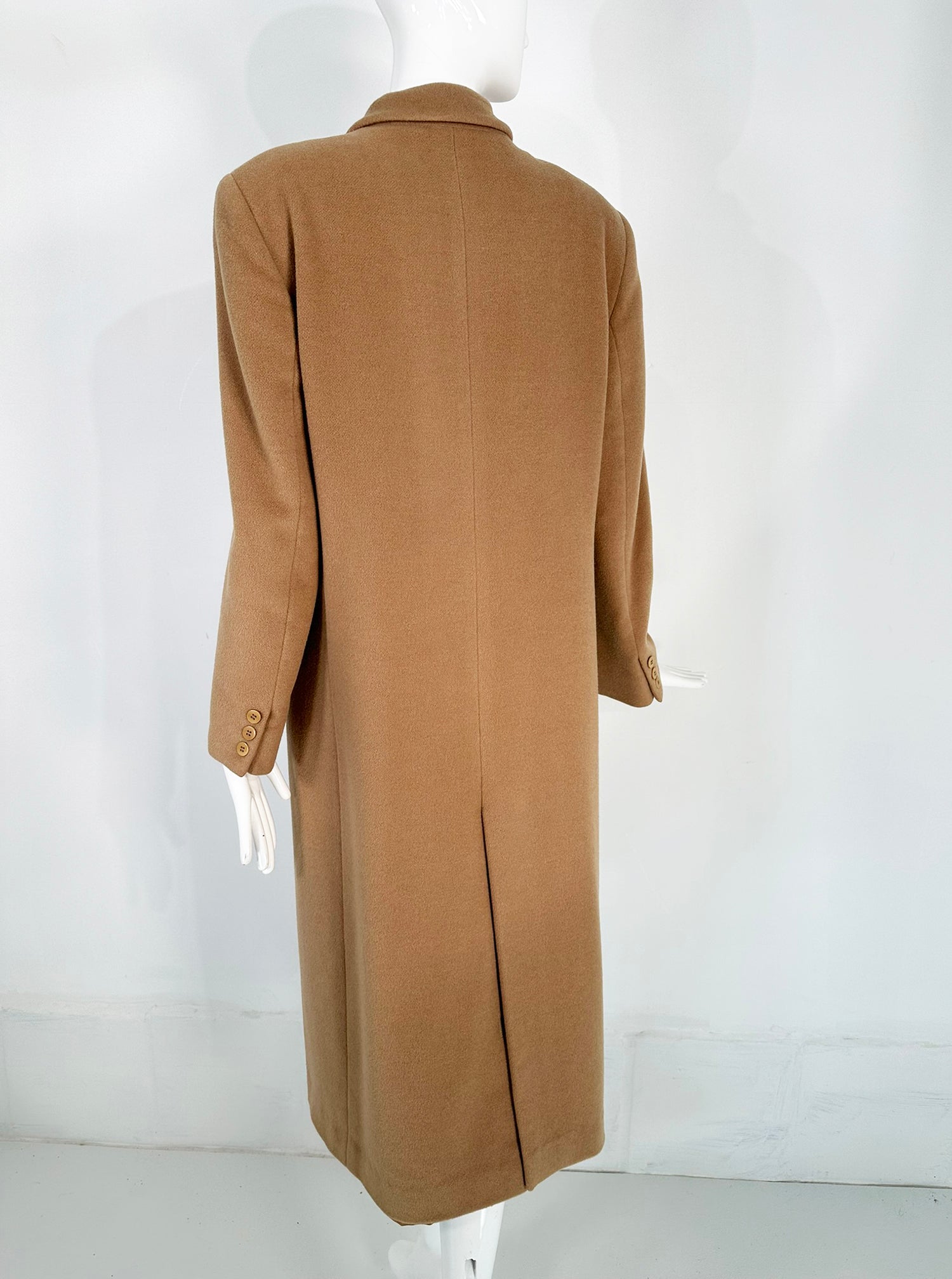 90s Giorgio Armani コート ロング カシミヤ キャメル SOLD Giorgio Armani Camel Hair Classic Double Breasted Coat 1990s