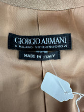 Giorgio Armani Camel Hair Classic Double Breasted Coat 1990s