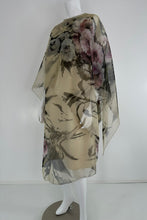 Georg et Arend Salon Privée Munich Printed Silk Organza Dress & Cape