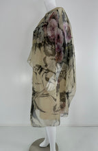 Georg et Arend Salon Privée Munich Printed Silk Organza Dress & Cape
