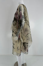 Georg et Arend Salon Privée Munich Printed Silk Organza Dress & Cape