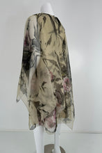 Georg et Arend Salon Privée Munich Printed Silk Organza Dress & Cape