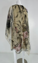 Georg et Arend Salon Privée Munich Printed Silk Organza Dress & Cape