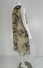 Georg et Arend Salon Privée Munich Printed Silk Organza Dress & Cape