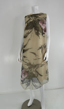 Georg et Arend Salon Privée Munich Printed Silk Organza Dress & Cape