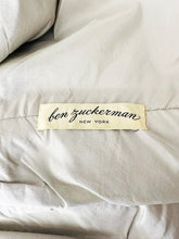 Ben Zuckerman Silver & Ice Blue Metallic Brocade 1950s Sac Back Evening Coat