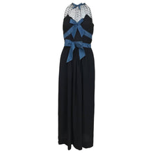 SOLD Mainbocher black crepe and net dress with hood estate of Ruth Gordon 1946