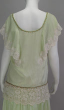 Silk & lace 1920s afternoon dress