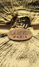 SOLD Lanvin gold modernist pendant necklace 1970s