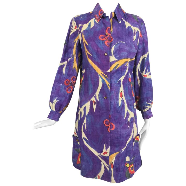 silk dress hong kong Victoria Royal Ltd 60s Beaded Silk Dress 8