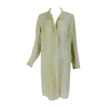 Ivory drawn/counted thread embroidered linen summer coat 1920s