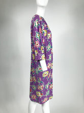Ungaro Silk Jacquard Floral Smock Style dress