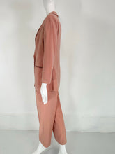 Giorgio Armani Peach Light Wool Double Breasted Pant Set 1990s