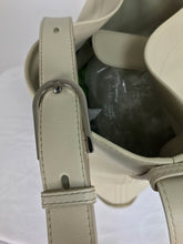 SOLD Delvaux Ivory Leather Pin Holdall Shoulder Bag