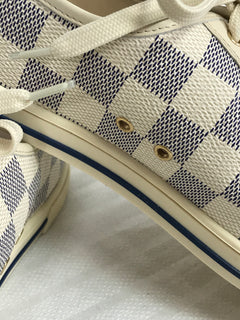 Louis Vuitton Damier Azur Pattern Sneakers