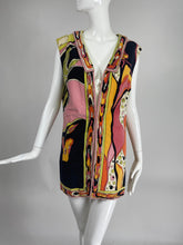 Vintage Emilio Pucci Velvet Tunic Vest 1960s