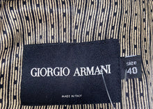 Giorgio Armani Sheared Lamb with Leather Facings in Black & Brown Jacket