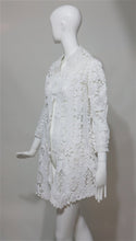 Battenburg white tape lace coat handmade Victorian