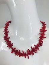 Red Branch Coral Choker Necklace