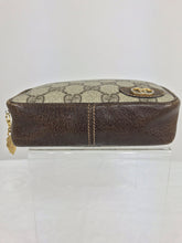 Gucci small leather and monogram vinyl cosmetic bag