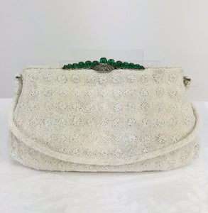 Marguerite Fresse Paris jewel frame beaded evening bag