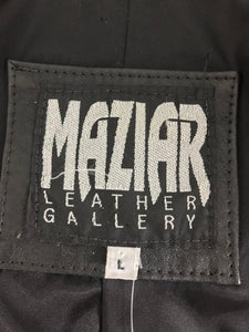 SOLD Maziar Betty Boop cowgirl black fringe leather jacket 1980s