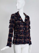 Chanel Mix Thread Single Breasted Tweed Jacket 07A