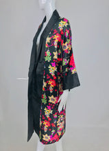 SOLD 1920s Vintage Silk Kimono Robe Fantasy Floral Print