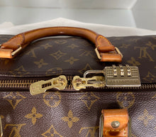 Louis Vuitton Monogram Keepall 50 Shoulder Strap Luggage Tag