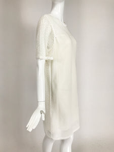 Rag & Bone Off White Mesh T Dress Large