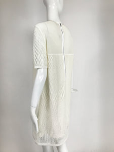 Rag & Bone Off White Mesh T Dress Large