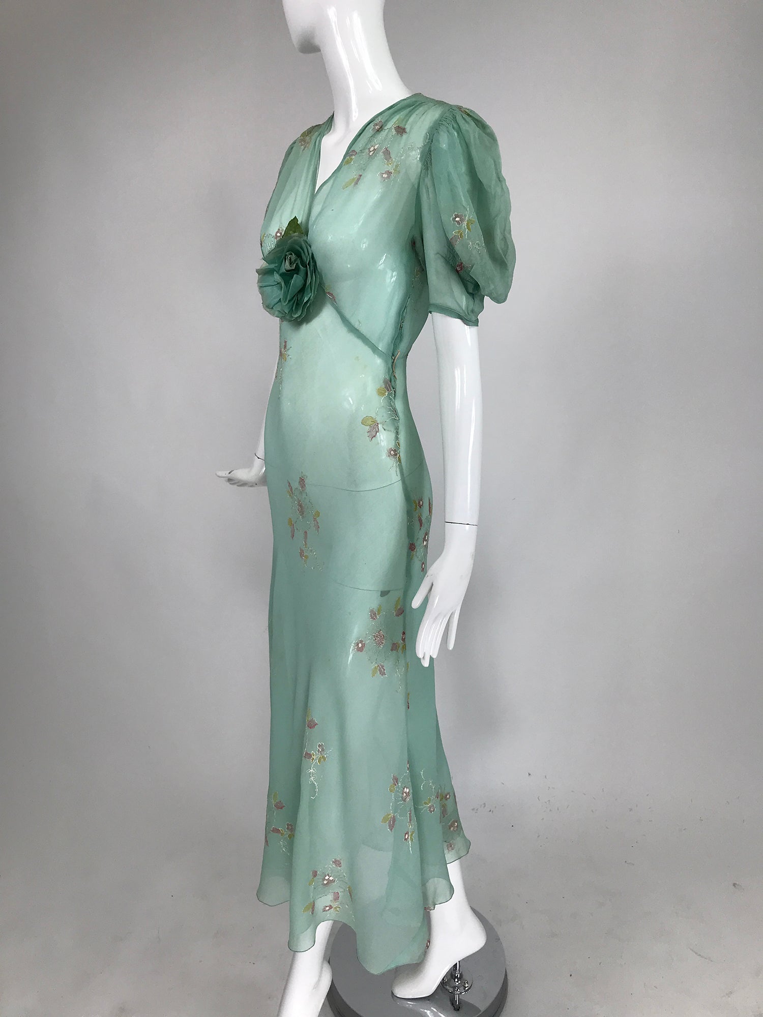 sheer mint green dress Mint Breeze Gown | Liylah main image 0