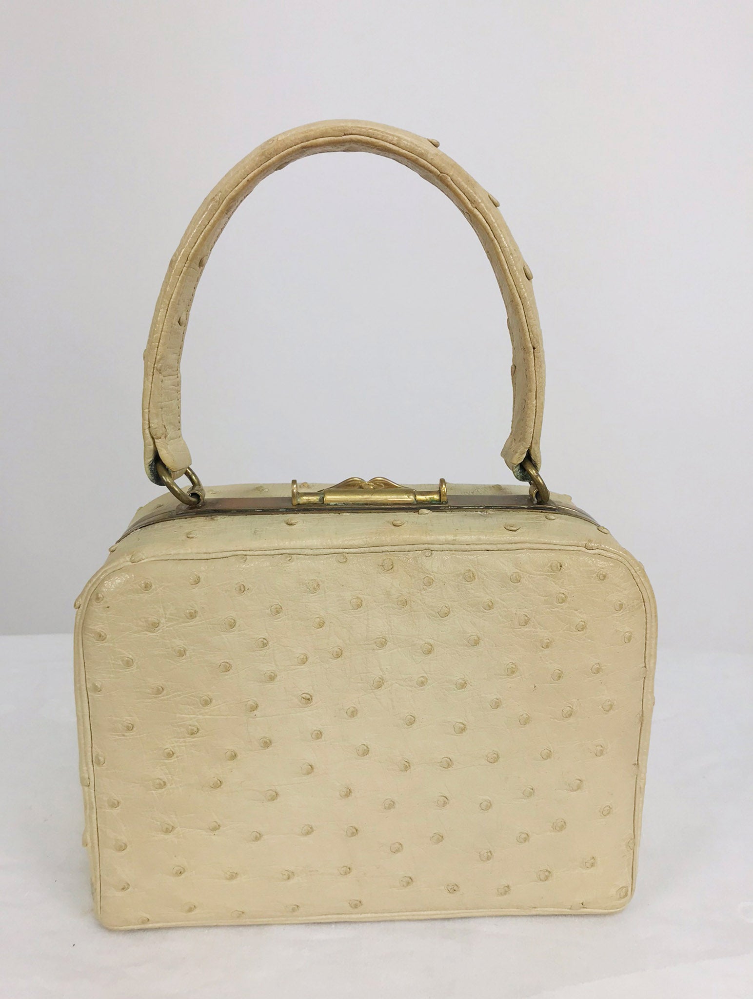 Bags, Vintage Hermes Ostrich Skin Bag