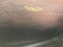 SOLD Christian Dior Logo Canvas Zipper Clutch With Leather Strap 1970s