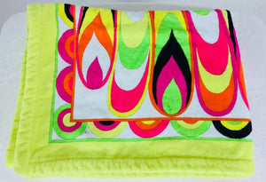 SOLD Pucci velvet terry beach tote and matching beach towel