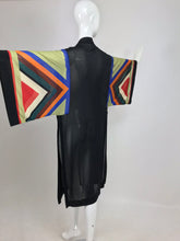 SOLD Vintage Gottex 1970s Art Deco Style Kimono Robe
