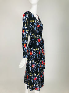 Diane Von Furstenburg Tilly Silk Satin Floral Wrap Dress Unworn 2